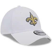 Casquette flexible principale 39THIRTY New Orleans Saints Era pour hommes, blanche