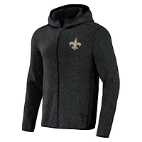 Men's NFL x Darius Rucker Collection by Fanatics Black New Orleans Saints Fleece Pullover Hoodie