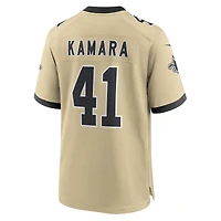 Maillot de joueur alternatif Nike Alvin Kamara Gold des New Orleans Saints Gameday Golds pour homme