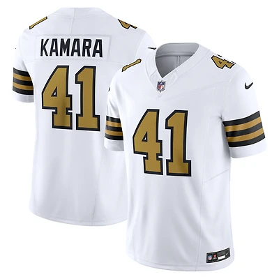 Men's Nike Alvin Kamara White New Orleans Saints Alternate Vapor F.U.S.E. Limited Jersey
