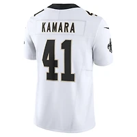 Nike Alvin Kamara pour hommes Blanc New Orleans Saints Vapor F.U.S.E. Maillot limité