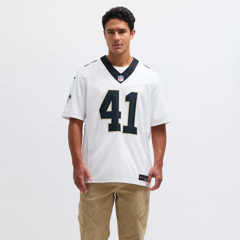 Men's Nike Alvin Kamara White New Orleans Saints Vapor F.U.S.E. Limited Jersey