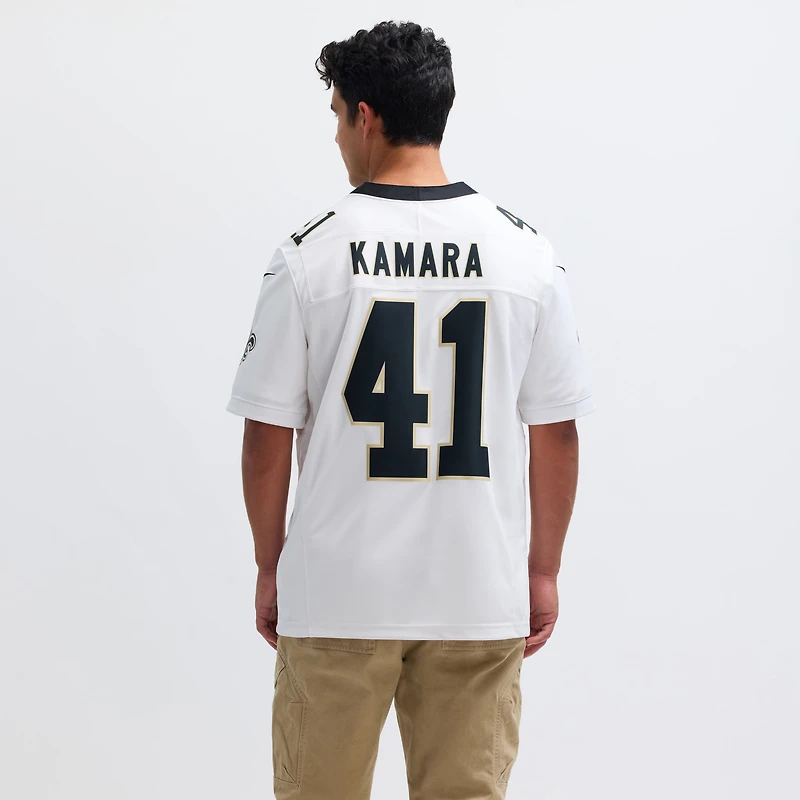 Men's Nike Alvin Kamara White New Orleans Saints Vapor F.U.S.E. Limited Jersey