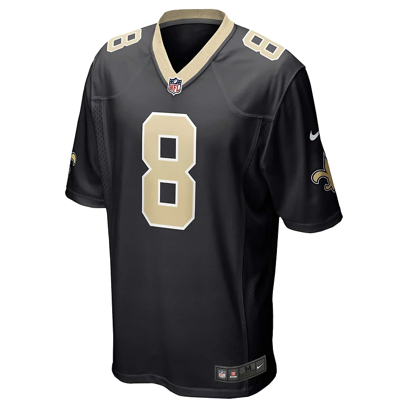 Maillot de match joueur retraité Nike Archie Manning pour hommes, noir, New Orleans Saints