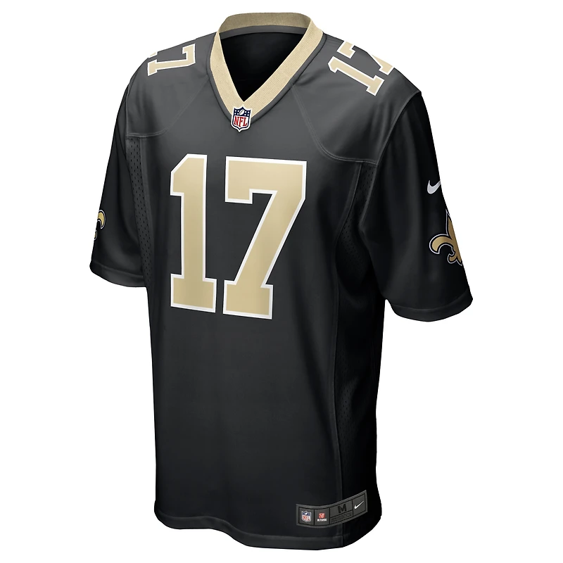 Men's Nike A.T. Perry  Black New Orleans Saints Team Game Jersey