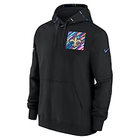 Men's Nike  Black New Orleans Saints 2023 NFL Crucial Catch Club Pullover Hoodie