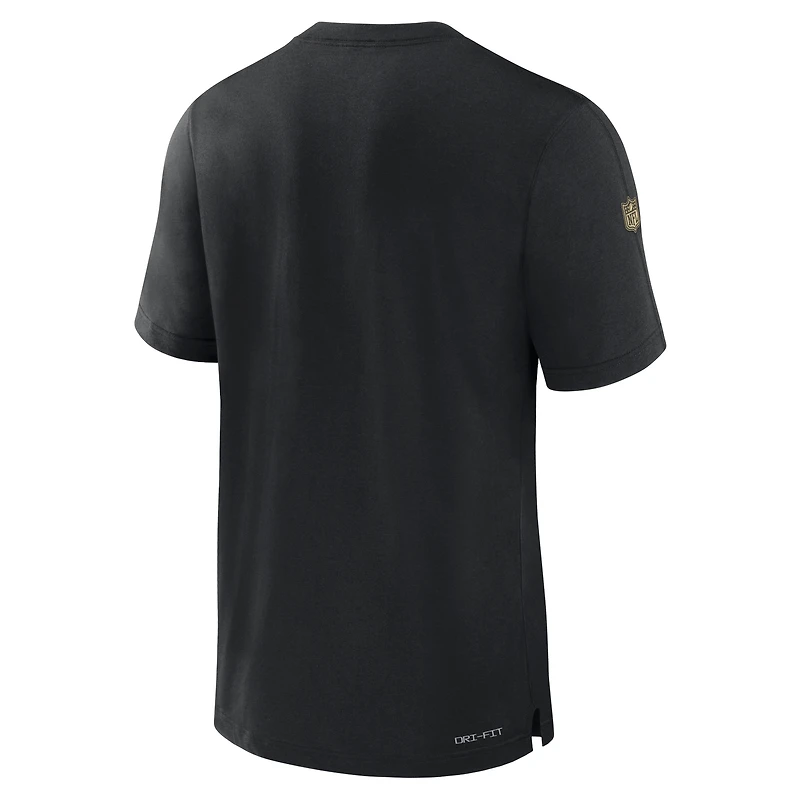 Men's Nike Black New Orleans Saints 2023 Sideline Performance T-Shirt