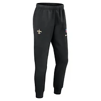 Men's Nike Black New Orleans Saints 2024 Sideline Club Pants