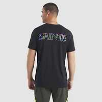 Men's Nike Black New Orleans Saints 2025 NFL Crucial Catch Tri-Blend Dri-FIT T-Shirt