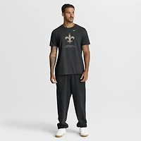 T-shirt Nike Essential noir pour homme, New Orleans Saints