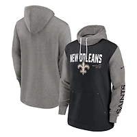 Sweat à capuche Nike New Orleans Saints noir pour homme