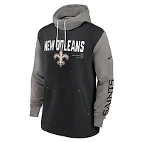 Sweat à capuche Nike New Orleans Saints noir pour homme