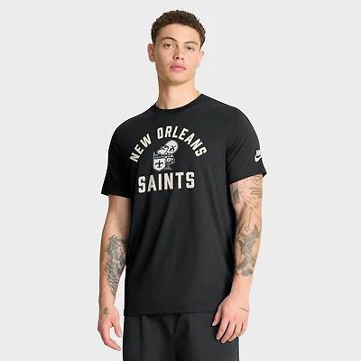 Men's Nike Black New Orleans Saints Favorable Timeline Tri-Blend T-Shirt