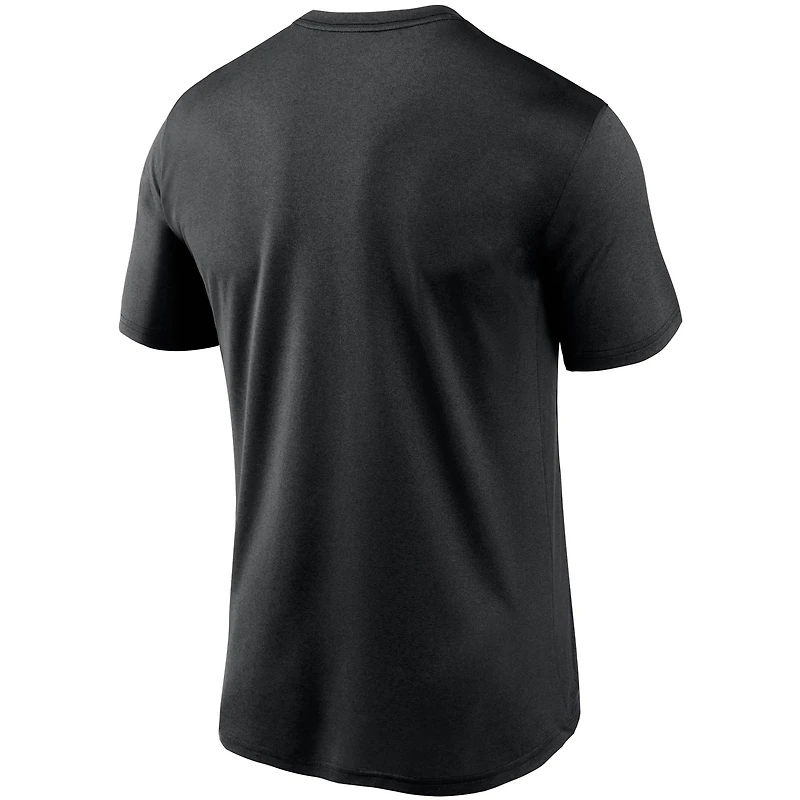 Men's Nike Heathered Charcoal New Orleans Saints Logo Essential Legend Performance T-Shirt