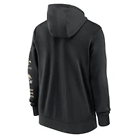 Men's Nike Black New Orleans Saints Primetime Club Full-Zip Hoodie