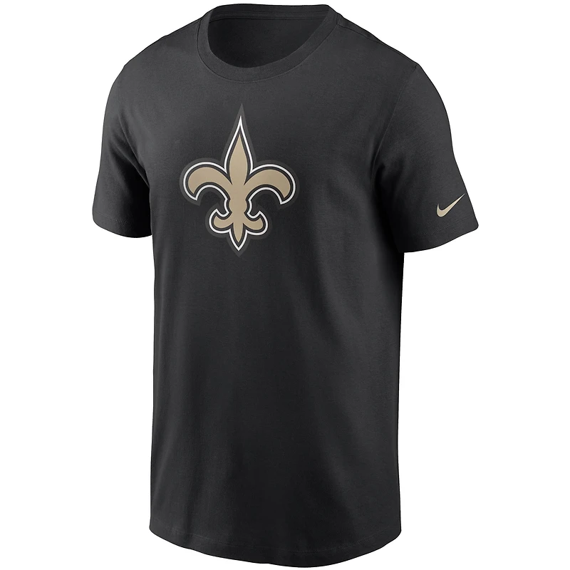 Men's Nike Black New Orleans Saints Primetime Logo Essential T-Shirt