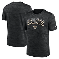 T-shirt Nike Velocity Performance noir New Orleans Saints pour homme