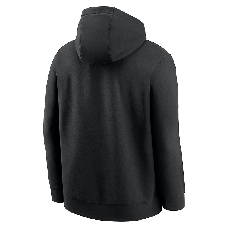 Men's Nike Black New Orleans Saints Rewind Club Logo Pullover Hoodie