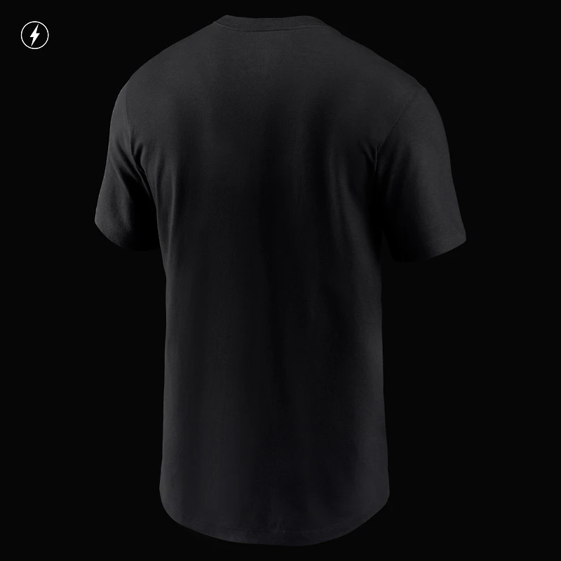 NUT SAINT BLACK 22 HOMMES NIKE RFLCTV LOGO CROP T-SHIRT À MANCHES COURTES EN COTON TEEMENSCR