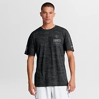 Men's Nike Black New Orleans Saints Sideline Double Covered Dri-FIT Velocity T-Shirt