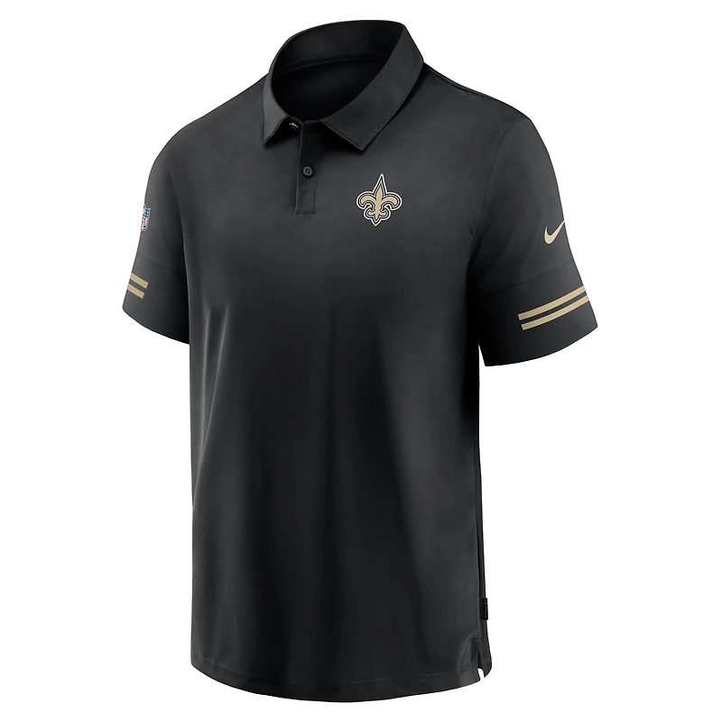 Men's Nike Black New Orleans Saints Sideline Elite Performance - Polo