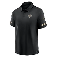 Men's Nike Black New Orleans Saints Sideline Elite Performance - Polo