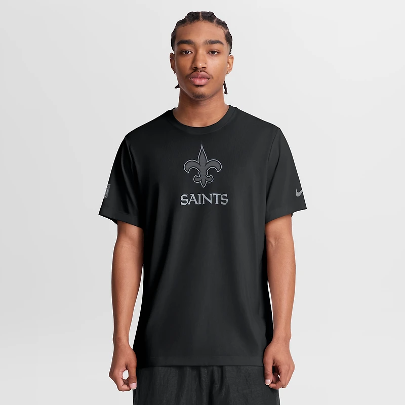 Men's Nike Black New Orleans Saints Sideline Lead The Charge Legend Dri-FIT T-Shirt