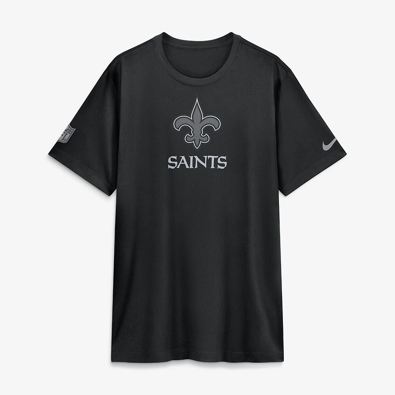 Men's Nike Black New Orleans Saints Sideline Lead The Charge Legend Dri-FIT T-Shirt