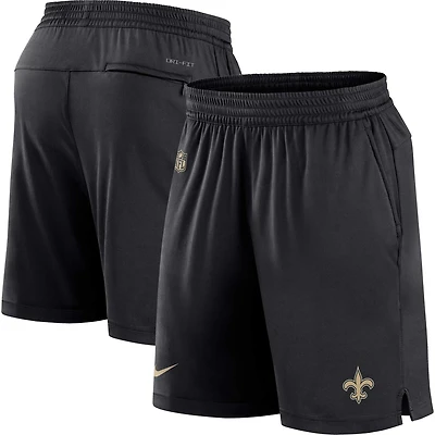 Men's Nike Black New Orleans Saints Sideline Performance Shorts