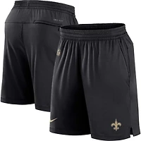 Men's Nike Black New Orleans Saints Sideline Performance Shorts