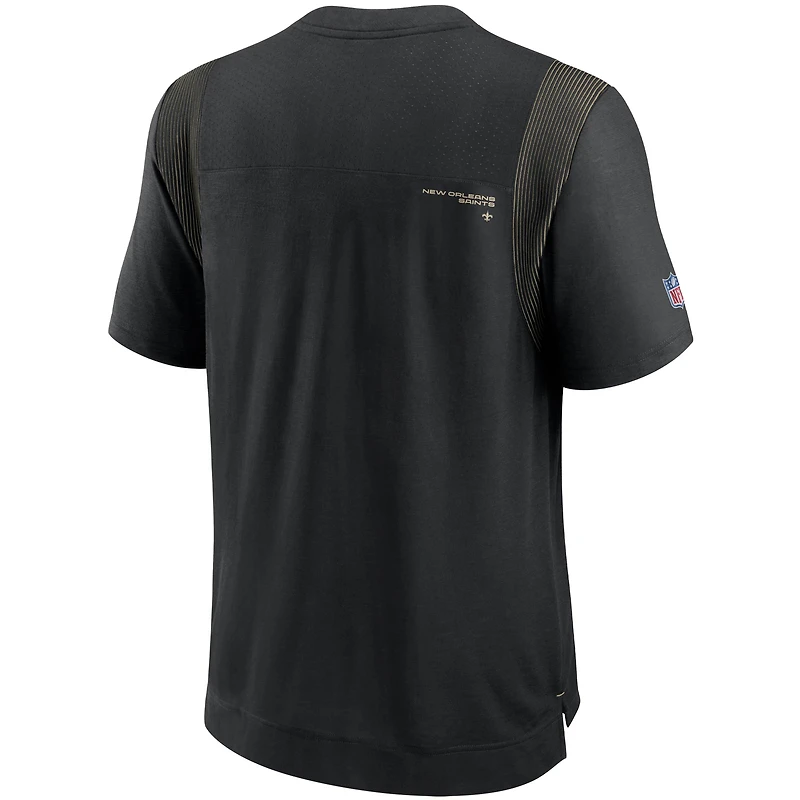 Men's Nike Black New Orleans Saints Sideline Player UV Performance T-Shirt