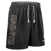 Men's Nike Black New Orleans Saints Sideline Reversible Dri-FIT Shorts
