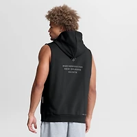 Sweat à capuche sans manches Nike New Orleans Saints Sideline Standard Issue Dri-FIT noir pour homme