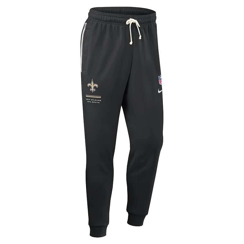 Pantalon Nike Dri-FIT Taper noir New Orleans Saints Sideline Standard Issue pour homme