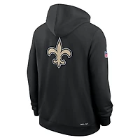 Men's Nike Black New Orleans Saints Sideline Standard Issue Utility Player Dri-FIT Full-Zip Hoodie