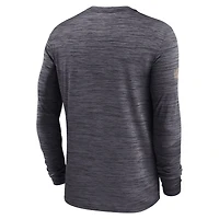 Men's Nike Black New Orleans Saints Sideline Velocity Performance Long Sleeve T-Shirt