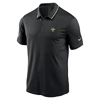 Men's Nike Black New Orleans Saints Sideline Victory Performance Polo