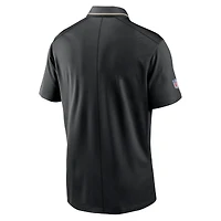 Men's Nike Black New Orleans Saints Sideline Victory Performance Polo