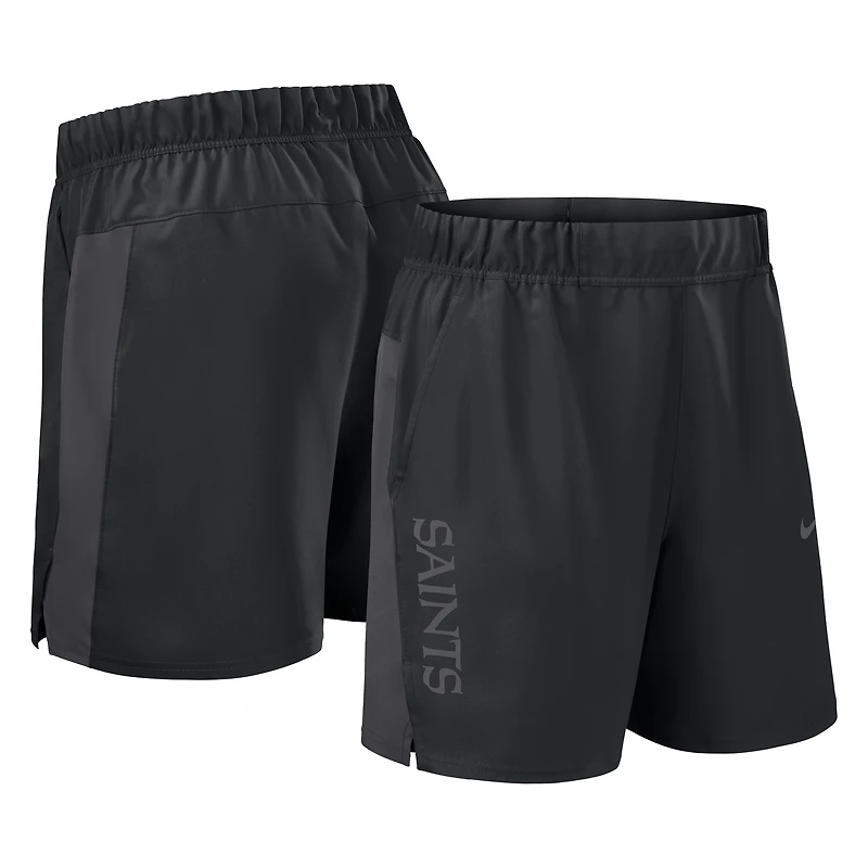 Men's Nike Black New Orleans Saints Woven Victory Dri-FIT Shorts