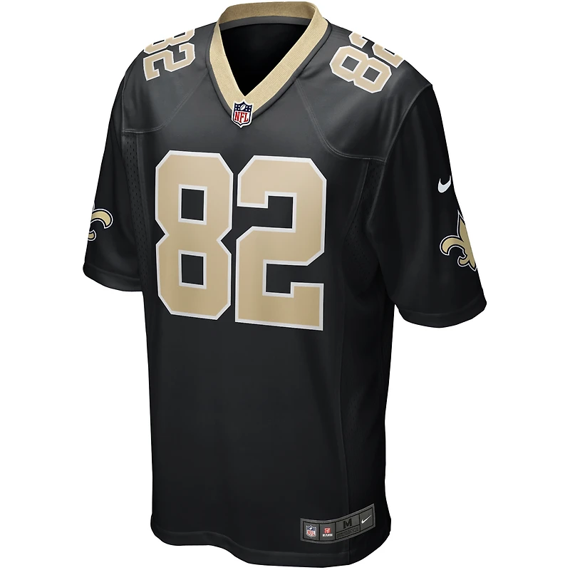 Men's Nike Bob Pollard Black New Orleans Saints Game Retired Player Jersey