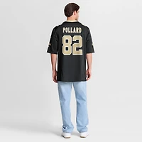 Men's Nike Bob Pollard Black New Orleans Saints Game Retired Player Jersey