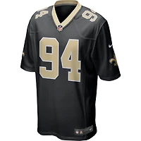 Maillot de match des New Orleans Saints Nike Cameron Jordan noir pour homme