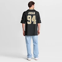 Maillot de match des New Orleans Saints Nike Cameron Jordan noir pour homme