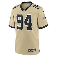 Maillot de joueur alternatif Nike Cameron Jordan Gold des New Orleans Saints Gameday Golds pour homme