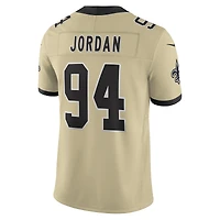 Maillot Nike Cameron Jordan Gold Gameday Golds Alternate Vapor F.U.S.E. pour homme, édition limitée, des New Orleans Saints