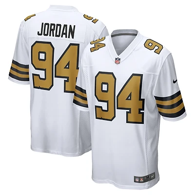 Maillot Nike Cameron Jordan blanc pour homme des Saints de la Nouvelle-Orléans