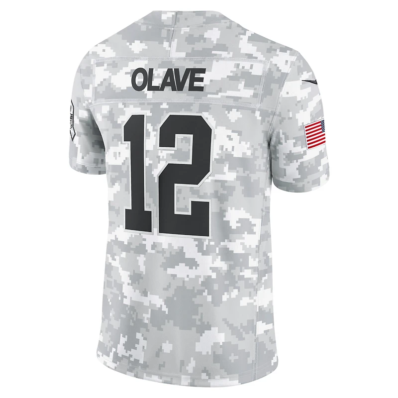 Maillot Nike Chris Olave Arctic Camo New Orleans Saints 2024 Salute to Service Limited pour homme