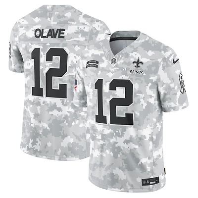 Maillot Nike Chris Olave Arctic Camo New Orleans Saints 2024 Salute to Service Limited pour homme