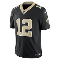 Nike Chris Olave pour hommes Noir New Orleans Saints Vapor F.U.S.E. Maillot limité