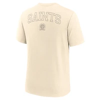 T-shirt Nike crème New Orleans Saints Glory Tri-Blend pour homme